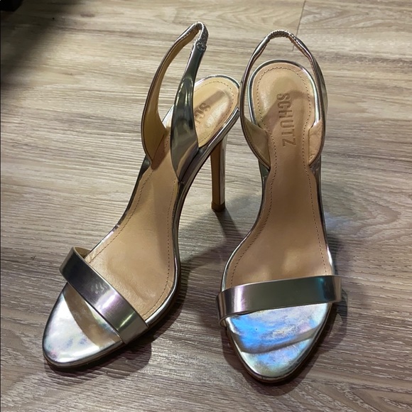 Schutz Luriane Metallic Leather 